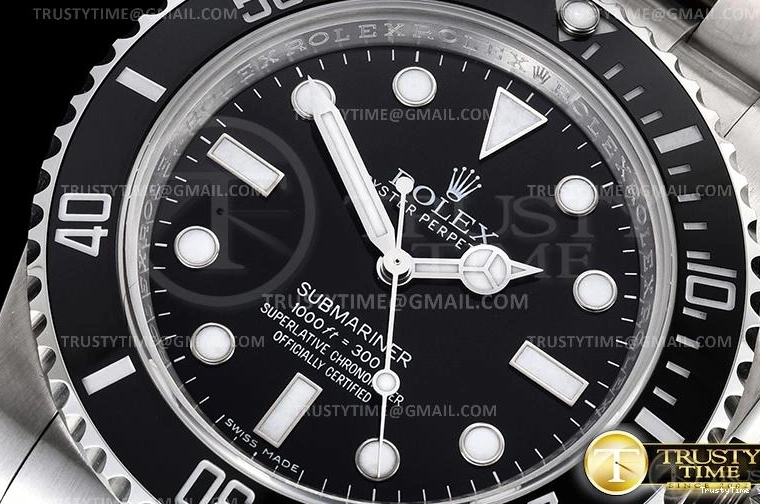 0515 TechFriendly ROLSUB0294B – Submariner 114060LN 316F SS SS Blk V8S Noob SA 1040